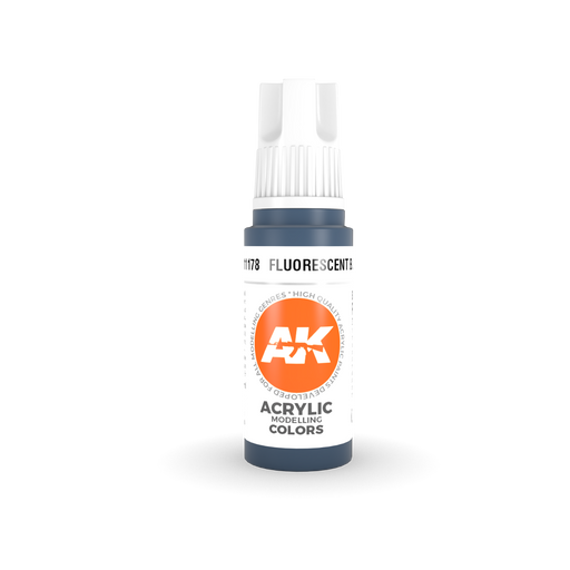 AK 3rd GEN Acrylic Fluorescent Blue 17ml - Tistaminis