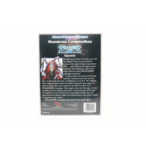 Dungeons and Dragons AD&D SpellJammer MONSTROUS COMPENDIUM - RPB3 - TISTA MINIS