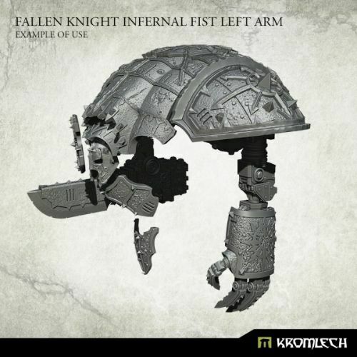 Kromlech Fallen Knight Infernal Fist Arm [left] (1) New - TISTA MINIS