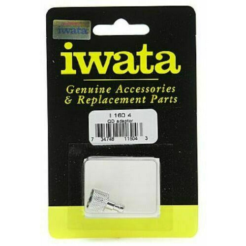 Iwata Airbrush IWAI-160-4 QUICK FIT QD ADAPTER (MALE ONLY) New - Tistaminis