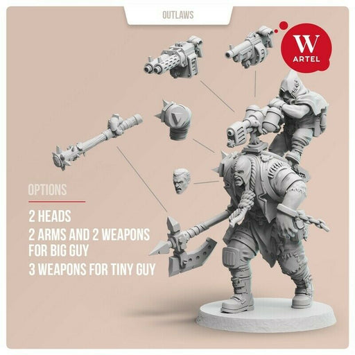 Artel Miniatures - Outlaws Tattered Brute 28mm New - TISTA MINIS