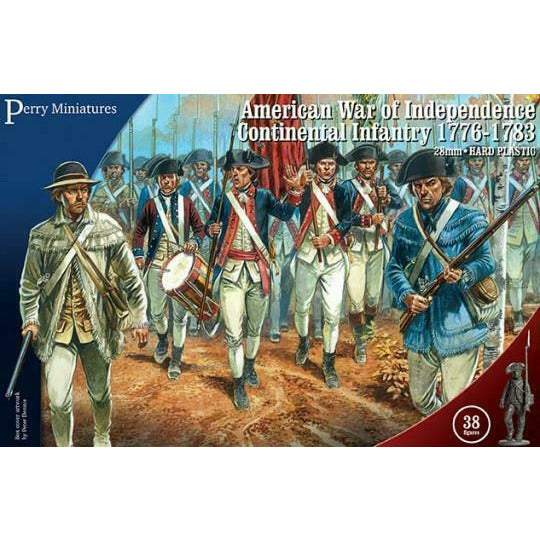 Perry Miniatures American War of Independence Continental Infantry 1176-1783 New - Tistaminis