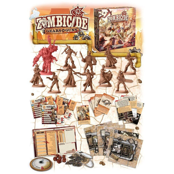 ZOMBICIDE - UNDEAD OR ALIVE: GEARS & GUNS New - Tistaminis