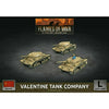 Flames of War Soviet Valentine Tank Company New - TISTA MINIS