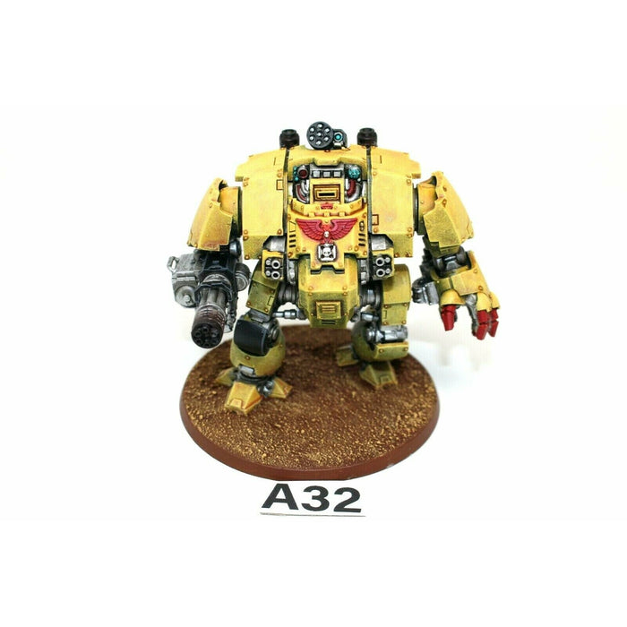 Warhammer Space Marine Imperial Fist Redemptor Dreadnought Well Painted - A32 - TISTA MINIS