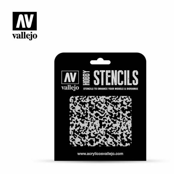 Vallejo WEATHERED PAINT (1/48) Airbrush Stencil - TISTA MINIS