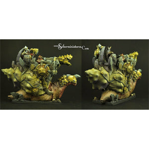 Scibor Miniatures Evil Dwarves Snail Cannon New - TISTA MINIS