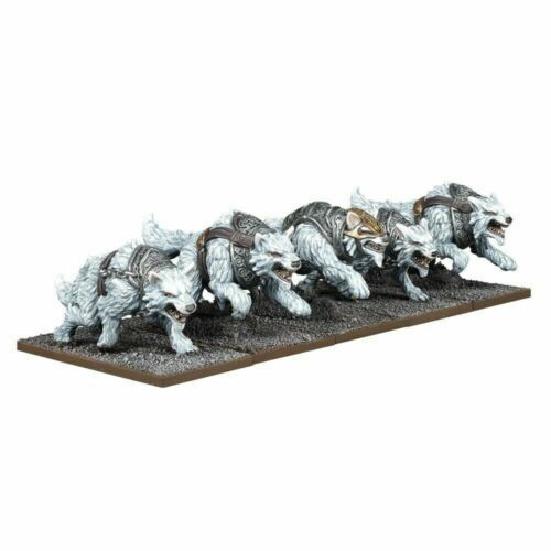 Kings of War Northern Alliance Tundra Wolves Troop New - Tistaminis