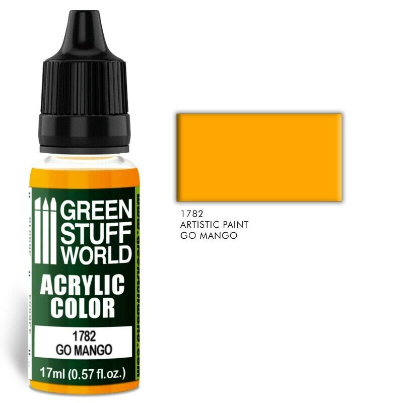 Green Stuff World Acrylic Color Go Mango - Tistaminis