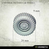Kromlech Universal Pattern Car Wheels (4) New - TISTA MINIS