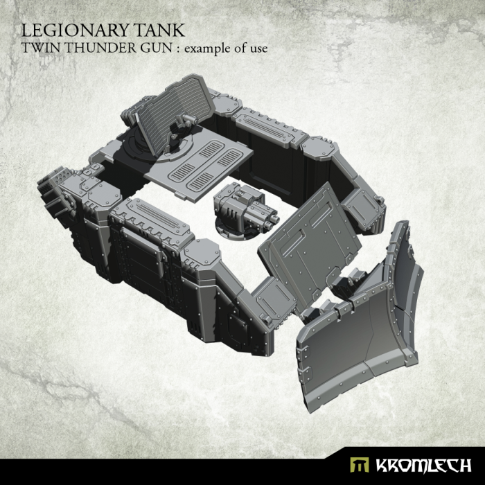 Kromlech Legionary Tank: Twin Thunder Gun (1) New - TISTA MINIS