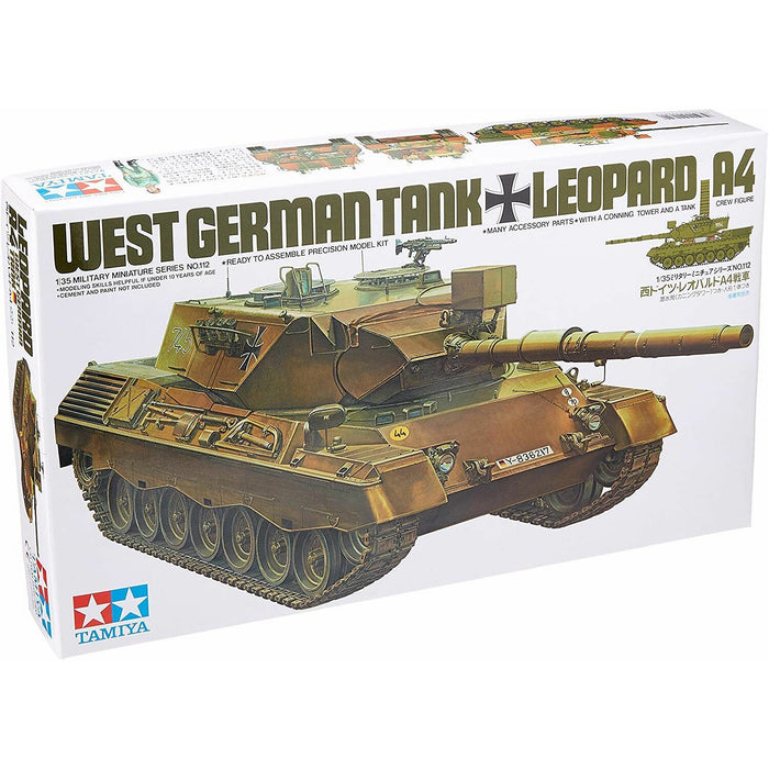 Tamiya WEST GERMAN LEOPARD A-4 TANK (1/35) New - Tistaminis