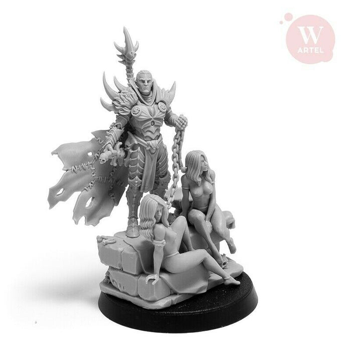 Artel Miniatures - Raidmaster with Female Slaves New - TISTA MINIS