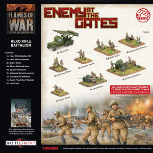 Flames of War	Enemy at the Gates Hero Rifle Battalion Army Deal Aug 20 Pre-Order - Tistaminis