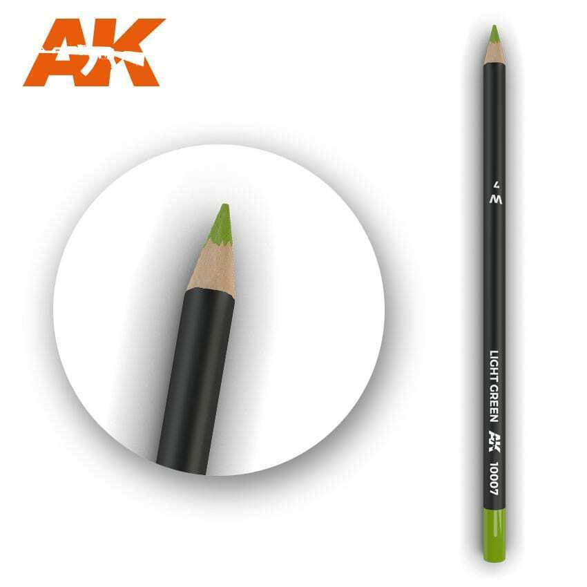 AK Interactive Watercolor Pencil Light Green New - Tistaminis
