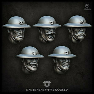 Puppets War Trench Troopers heads New - Tistaminis
