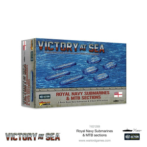 Warlord Games Victory at Sea - Royal Navy Submarines & MTB sections New - TISTA MINIS