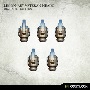 Kromlech Legionary Veteran Heads: Destroyer Pattern (5) New - TISTA MINIS