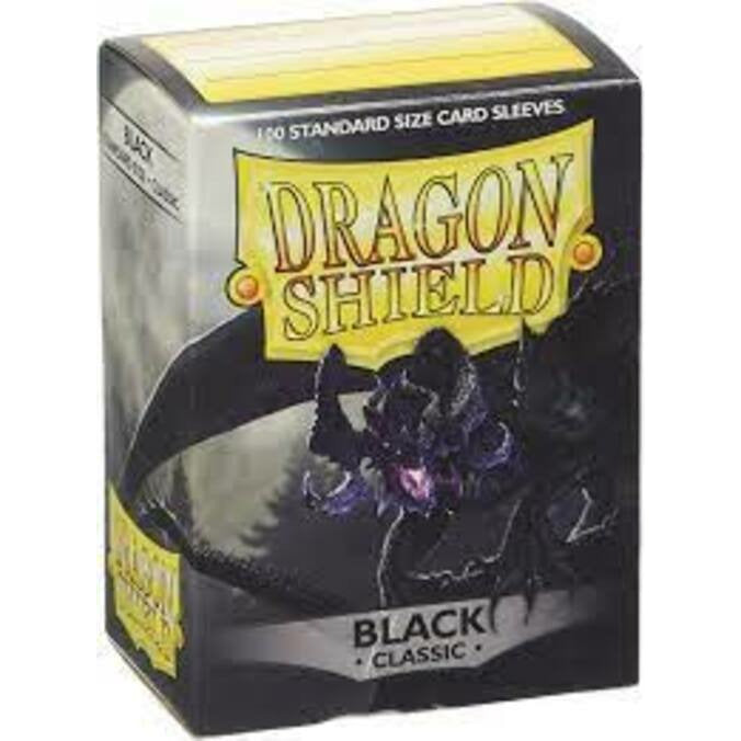 Dragon Shield Sleeves  Classic Black(100) New - Tistaminis