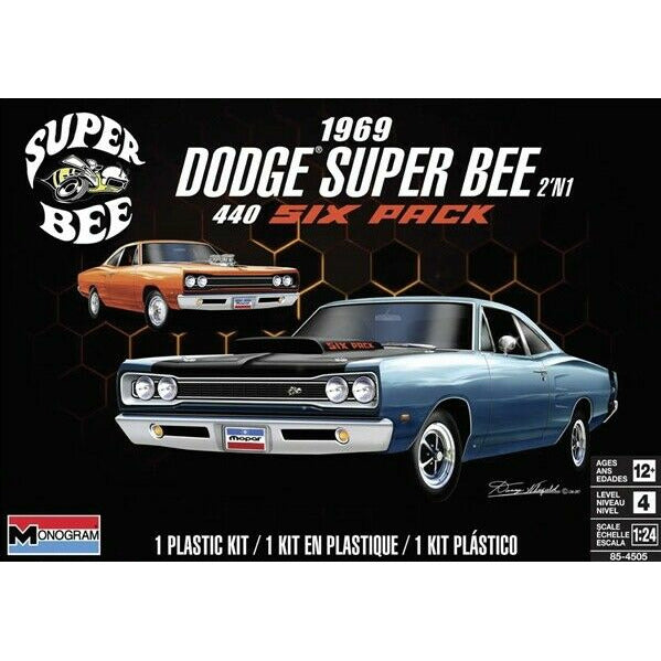 Revell REV4505 1969 DODGE SUPER BEE 2N1 (1/25) New - TISTA MINIS