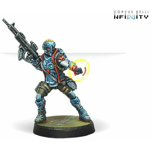 Infinity: PanOceania Locust, Clandestine Action Team (Hacker) New - TISTA MINIS