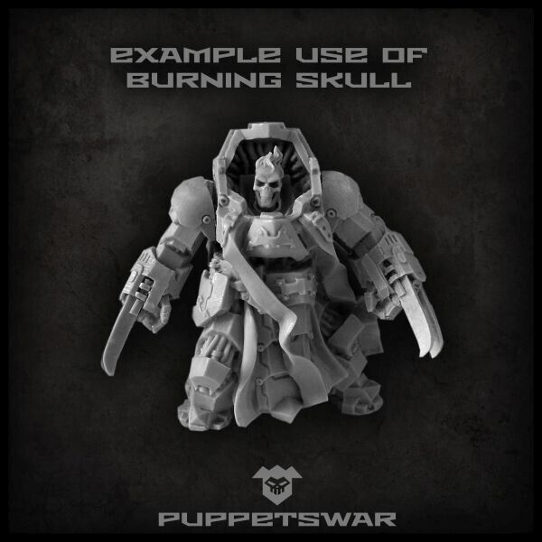 Puppet War Burning Skulls New - Tistaminis