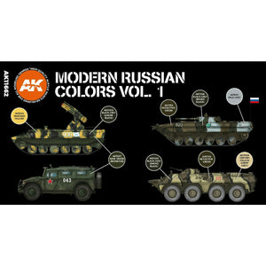 AK Interactive 3G Modern Russian Colours Vol 1 New - Tistaminis
