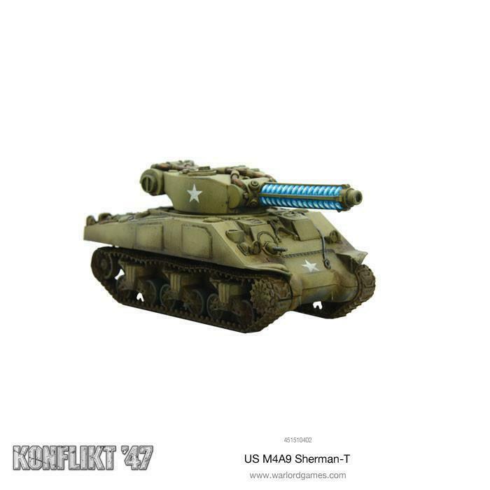 Bolt Action: Konflikt '47 - M4A9-T Sherman with Tesla Cannon New - TISTA MINIS