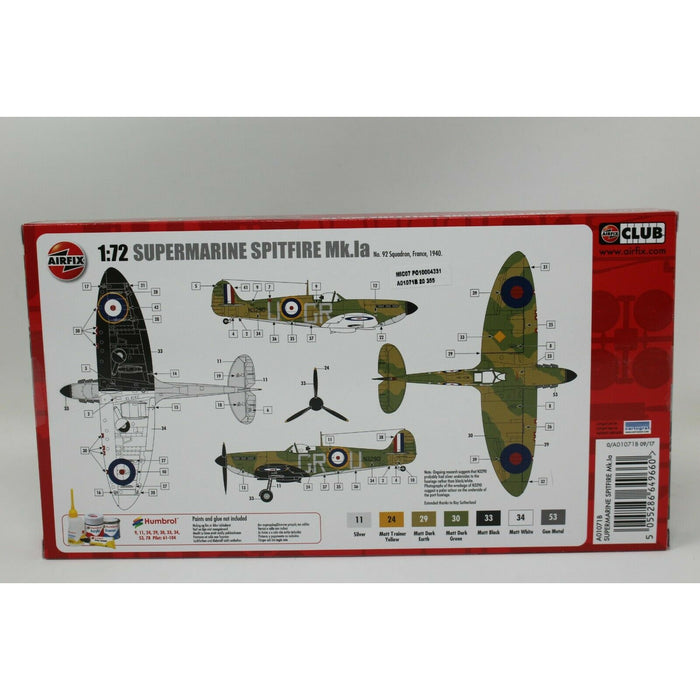 Airfix World War WW1 WW2 1:72 Fighter Planes - Multiple Options | TISTAMINIS