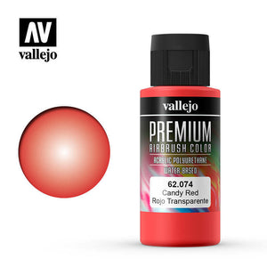 Vallejo Premium Color Paint Candy Red - VAL62074 - Tistaminis