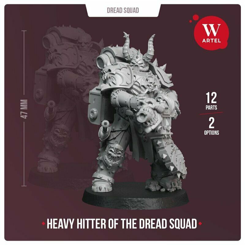 Artel Miniatures Heavy Hitter of the Dread Squad New - Tistaminis