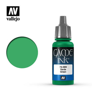 Vallejo Game Colour Paint Game Ink Green (72.089) - Tistaminis