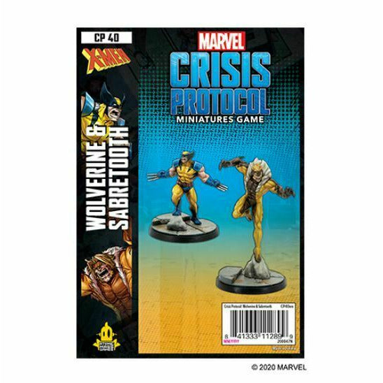 Marvel Crisis Protocol: Wolverine & Sabertooth Character Pack New - TISTA MINIS