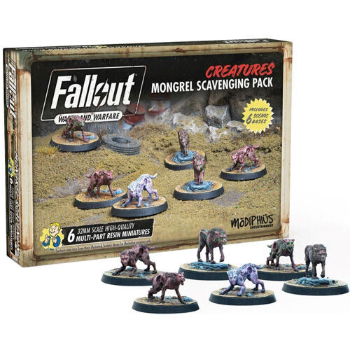 FALLOUT WASTELAND WARFARE: MONGREL SCAVENGING PACK June 15 Pre-Order - Tistaminis