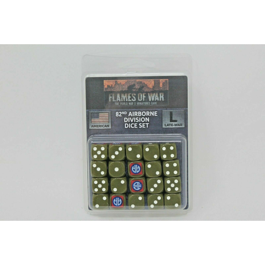Flames of War American 82nd Airborne Division Dice Set New | TISTAMINIS