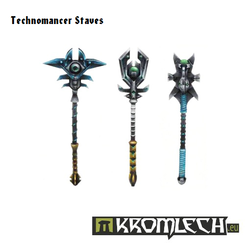 Kromlech Technomancer Staves New - TISTA MINIS