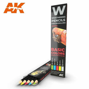 AK Interactive Watercolor Pencil Set Basics New - TISTA MINIS