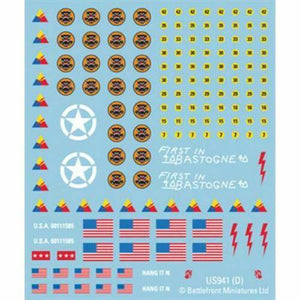 Flames of War	American Decals New - Tistaminis