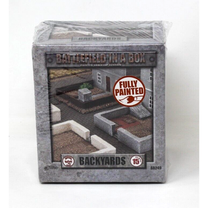 Battlefield In A Box: European: Backyards (x4) New - Tistaminis