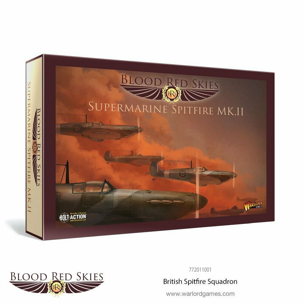 Blood Red Skies British Spitfire - Squadron New - TISTA MINIS
