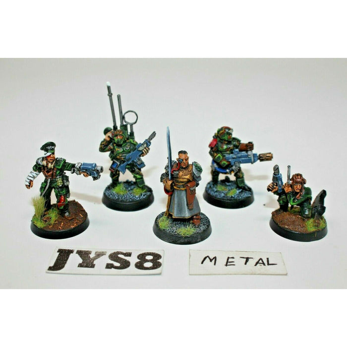 Warhammer Imperial Guard Command Squad Well Painted Metal - JYS8 | TISTAMINIS