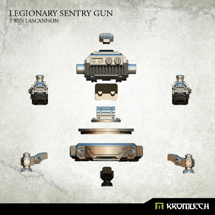 Kromlech Legionary Sentry Gun: Twin Lascannon New - TISTA MINIS