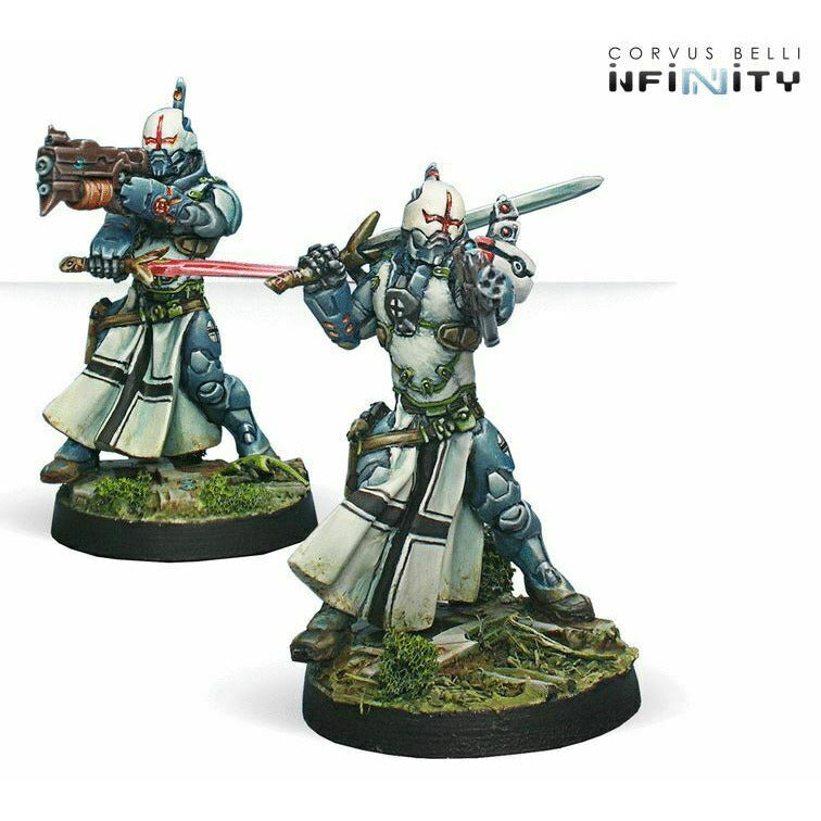 Infinity: PanOceania -Teutonic Knights -Spitfire/Combi Rifle (2) -RP/RS/AF New - TISTA MINIS