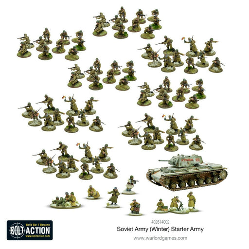 Bolt Action Soviet Army Winter Starter Army New - TISTA MINIS