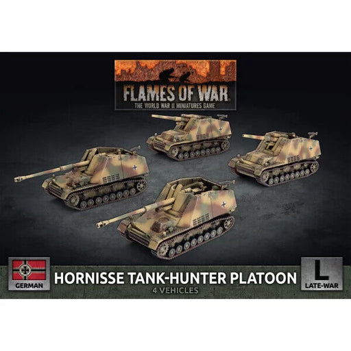 Flames of War	Hornisse/Hummel Platoon (x4 Plastic) July 23 Pre-Order - Tistaminis