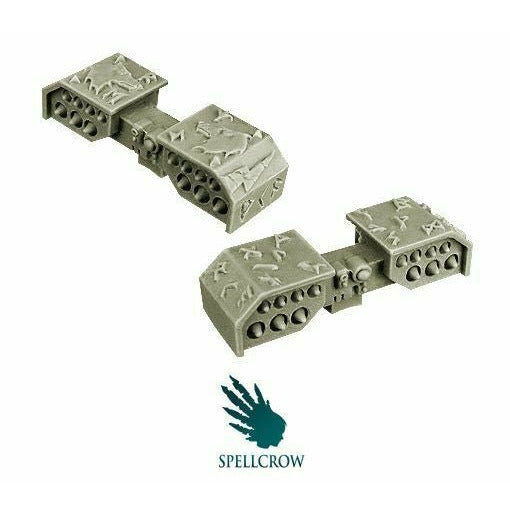 Spellcrow Wolves Knights Blizzard Missile Launchers - SPCB6001 - TISTA MINIS