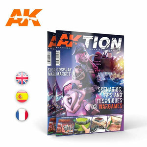 AK Interactive AKTION WARGAME Magazine - Issue 1. English New - Tistaminis