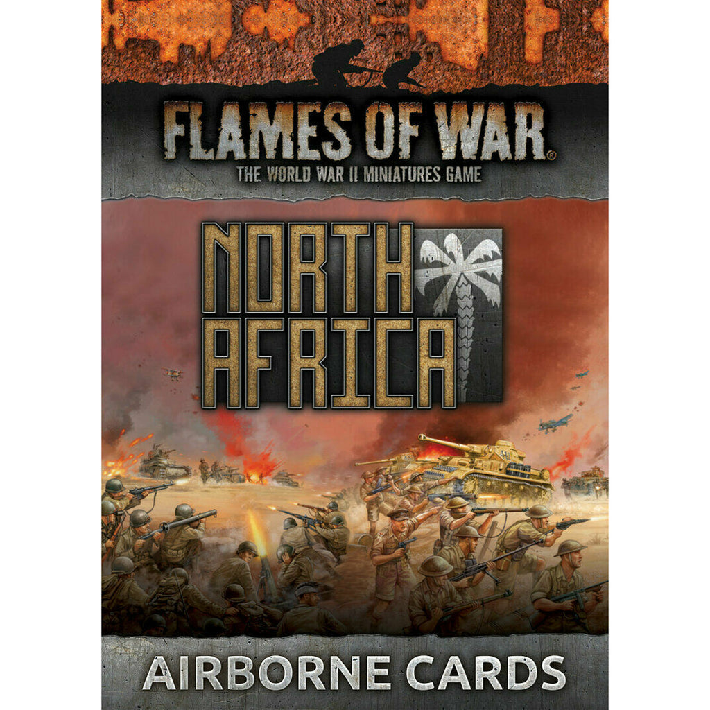 Flames of War: Mid War - North Africa Airborne Units & Command Cards New - Tistaminis