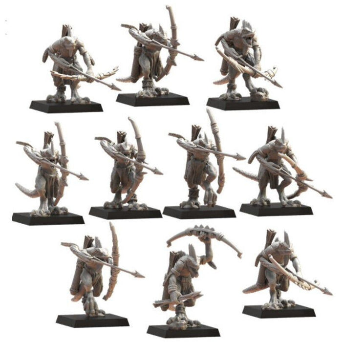 Lost Kingdoms	Cuetzpalli Regiment With Bows - 3D Printed - Tistaminis