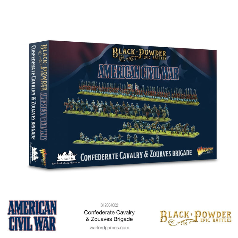 Black Powder Epic Battles - American Civil War Confederate Cavalry & Zouaves - Tistaminis